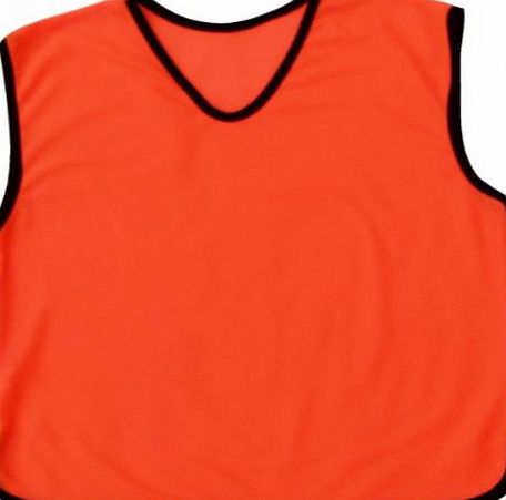 Prospo Training Bibs Football Soccer Rugby Sports Bib Orange Mens Size