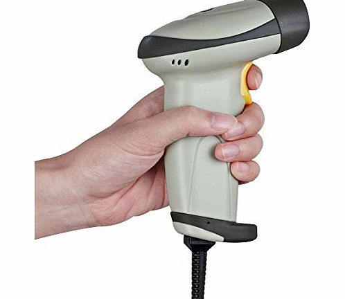 Proster Automatic Barcode Scanner Bar Code Reader Scan Tool - POS Laser Handheld High Speed with USB Cable DC 5V Hand Held 100 Lines Per Second