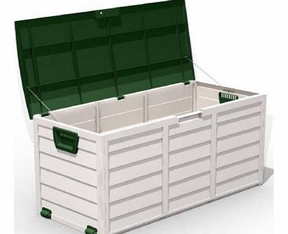 AC1053 - Lockable Green / Beige Garden Cushion / Storage Box