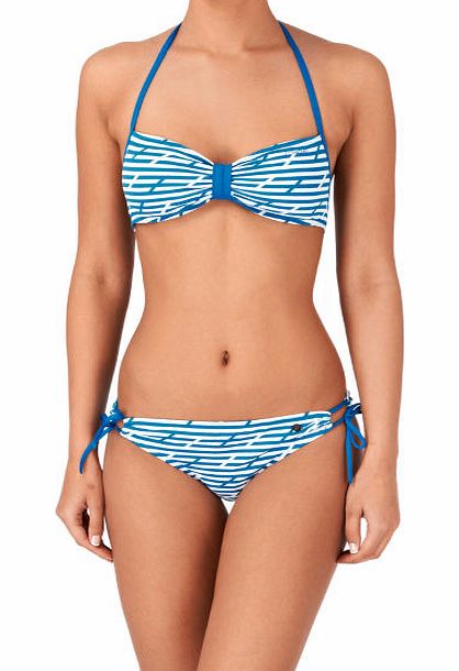 Protest Womens Protest Lively Cup Bandeau Bikini - Blue