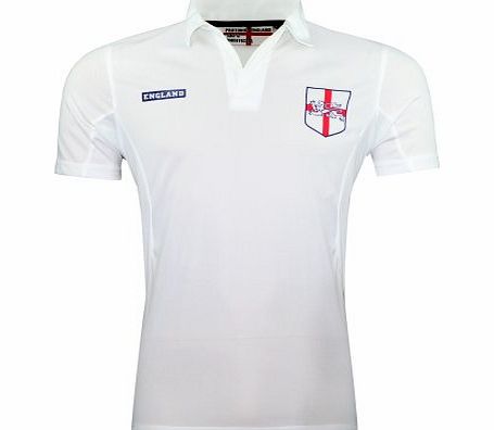 Protonic  Mens Unofficial England Football Shirt White World Cup Active Sports