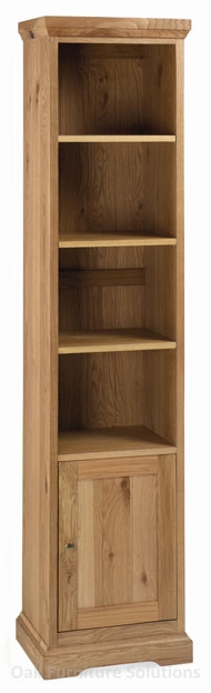 Oak Narrow Bookcase