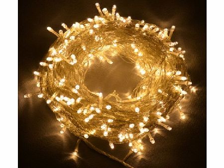 100/200/300 LEDs 12M/22M/32M String Fairy Lights for Christmas Tree Party Wedding Events (8 Operation Modes) - (Warm White, 200 LEDs)