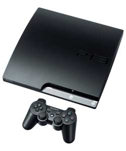 PS3 Slim Console with 160GB Hard Drive