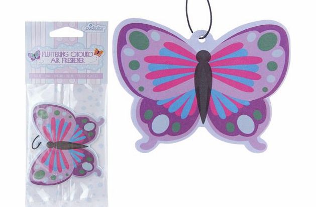 Puckator Colourful Butterfly Design Berry Fragranced Air Freshener - Birthday Christmas Home Gift present