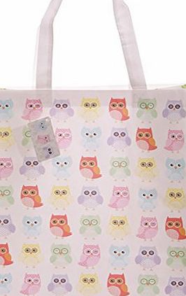 Puckator Lauren Billingham Owl Design Shopping Bag