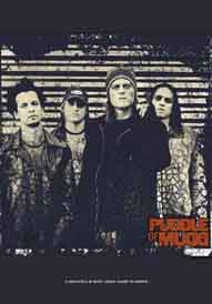 Puddle Of Mudd Band Textile Poster
