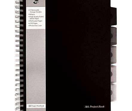 Pukka Project Book, Black, A4