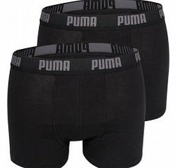 Puma - 2 Pack Basic Boxer Shorts in black Boxer Shorts Men - S - Black