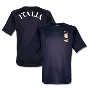 Puma 04-05 Italy Players Training shirt - navy