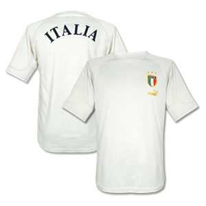 Puma 04-05 Italy Players Training shirt - white