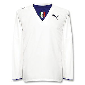 Puma 05-07 Italy Away L/S shirt - 3 star
