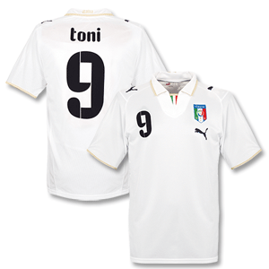 Puma 07-09 Italy Away shirt   Toni No. 9