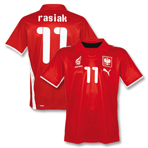 07-09 Poland Away Shirt + Rasiak 11
