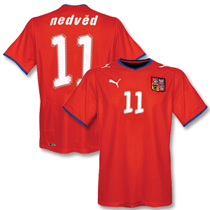 08-09 Czech Republic Home shirt   Nedved No.11