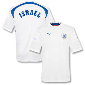 Puma 08-09 Israel Training Shirt White/Blue