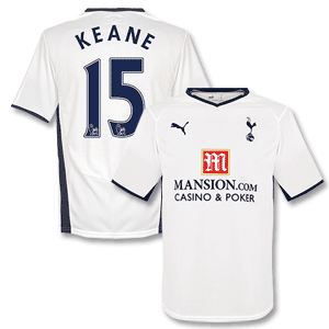 Puma 08-09 Tottenham Home Shirt   Keane 15