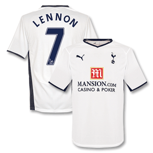 Puma 08-09 Tottenham Home Shirt   Lennon 7
