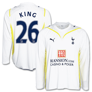 09-10 Tottenham Home L/S Shirt + King 26
