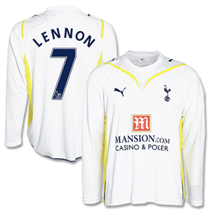 Puma 09-10 Tottenham Home L/S Shirt   Lennon 7