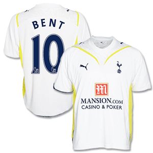 09-10 Tottenham Home Shirt + Bent No. 10