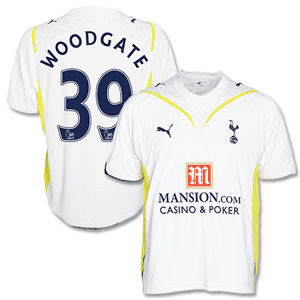 Puma 09-10 Tottenham Home Shirt   Woodgate No. 39