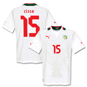 Puma 12-13 Senegal Home Shirt   Cisse 15 (Red Fan
