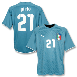 Puma 2009 Italy Confederations Cup Shirt   Pirlo 21