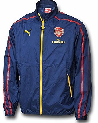 Puma 2014-2015 Arsenal Puma Anthem Jacket (Blue) - Kids
