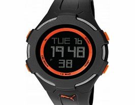 Puma Active Black Tide LCD Watch