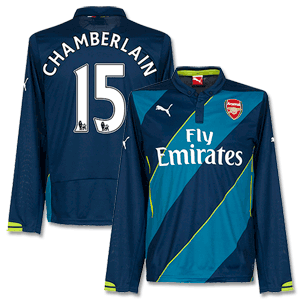 Puma Arsenal 3rd L/S Chamberlain No.15 Shirt 2014