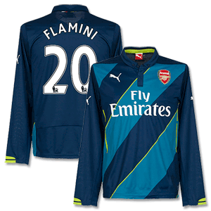 Puma Arsenal 3rd L/S Flamini No.20 Shirt 2014 2015