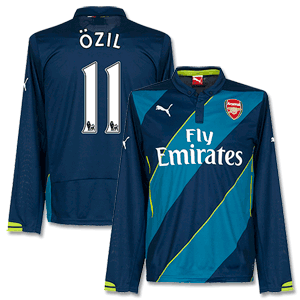 Puma Arsenal 3rd L/S Ozil No.11 Shirt 2014 2015 (PS