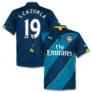 Puma Arsenal 3rd S.Cazorla No.19 Shirt 2014 2015 (PS