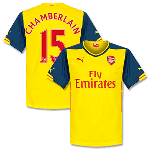 Puma Arsenal Away Chamberlain No.15 Shirt 2014 2015
