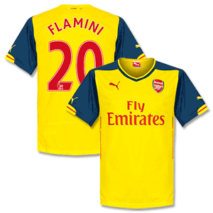 Puma Arsenal Away Flamini No.20 Shirt 2014 2015 (PS