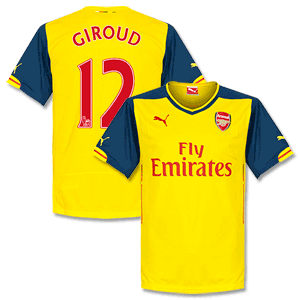 Puma Arsenal Away Giroud No.12 Shirt 2014 2015 (PS