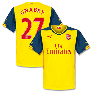 Puma Arsenal Away Gnabry No.27 Shirt 2014 2015 (PS