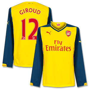 Puma Arsenal Away L/S Giroud No.12 Shirt 2014 2015