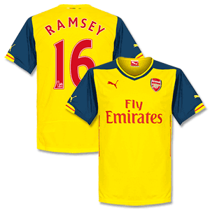 Puma Arsenal Away Ramsey No.16 Shirt 2014 2015 (PS