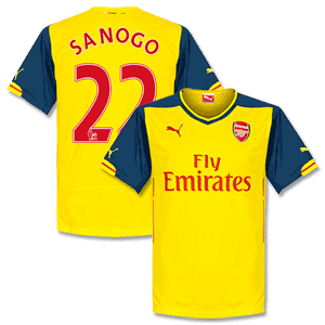 Puma Arsenal Away Sanogo Shirt 2014 2015