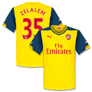 Puma Arsenal Away Zelalem No.25 Shirt 2014 2015 (PS