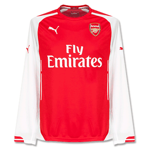 Puma Arsenal Boys Home L/S Shirt 2014 2015