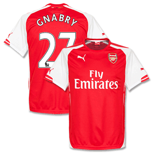 Puma Arsenal Home Gnabry Shirt 2014 2015