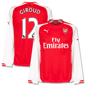 Puma Arsenal Home L/S Giroud Shirt 2014 2015