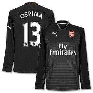 Puma Arsenal Home L/S Ospina No.13 GK Shirt 2014 2015