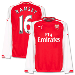 Puma Arsenal Home L/S Ramsey Shirt 2014 2015