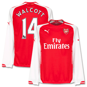 Puma Arsenal Home L/S Walcott Shirt 2014 2015