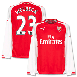 Puma Arsenal Home L/S Welbeck Shirt 2014 2015