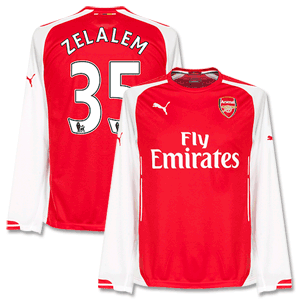 Puma Arsenal Home L/S Zelalem Shirt 2014 2015
